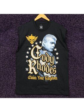 WWE Cody Rhodes Claim Your Kingdom Muscle Tee Size Large